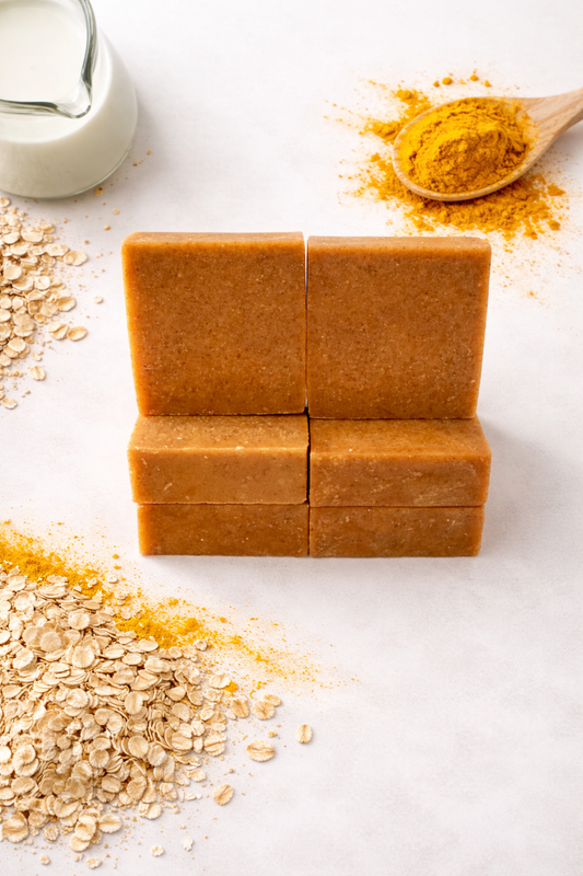 Creamy Turmeric Soap with Kojic Acid