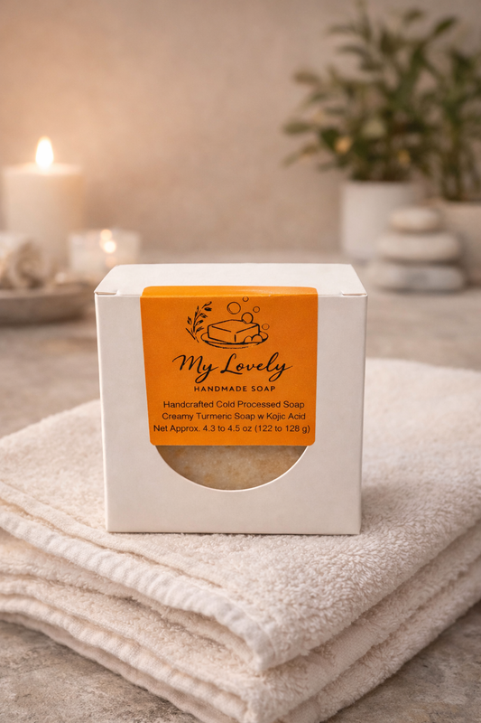 Creamy Turmeric Soap with Kojic Acid